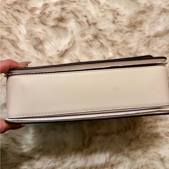 NWT MICHAEL Michael Kors Delaney Medium Leather Crossbody Satchel in pink - Picture 8 of 10